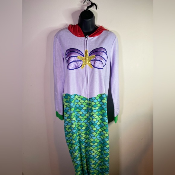 Disney Little Mermaid Full Body Suit Women’s Sleep Ware Size M(8-10) - Picture 1 of 10